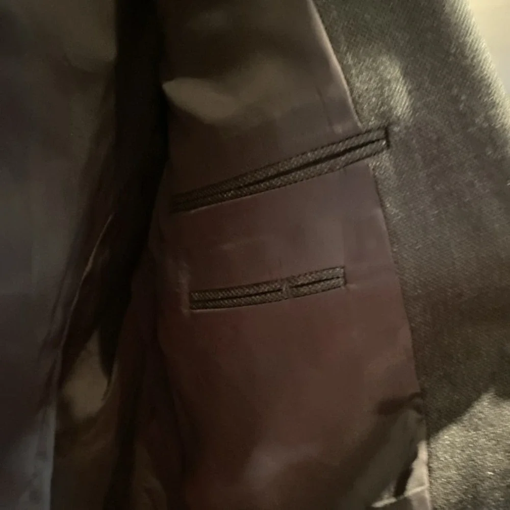 Jos. A. Bank Travelers Collection Suit Jacket Brown‎ Glen Plaid 50L 3612